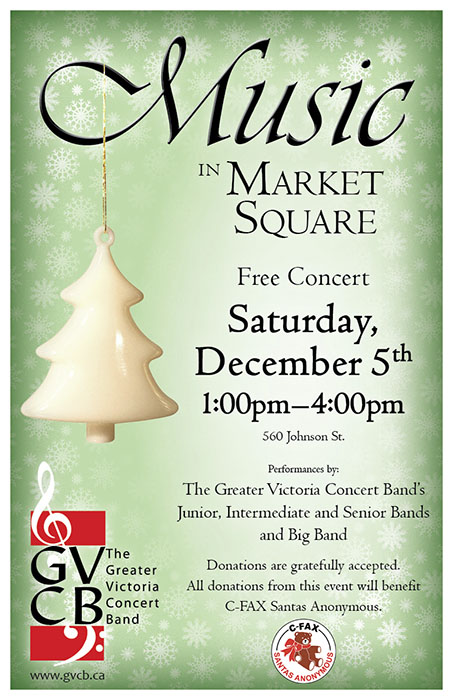 CANCELLED: Annual GVCB Market Square Christmas Concert
